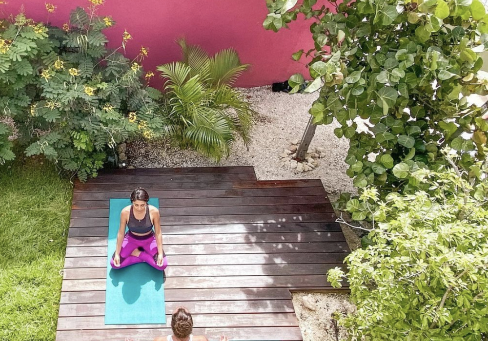 Yoga at Boardwalk Boutque Hotel Aruba