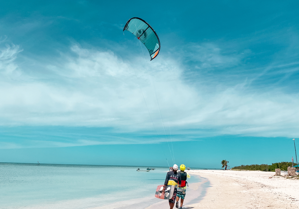 Kite surfing