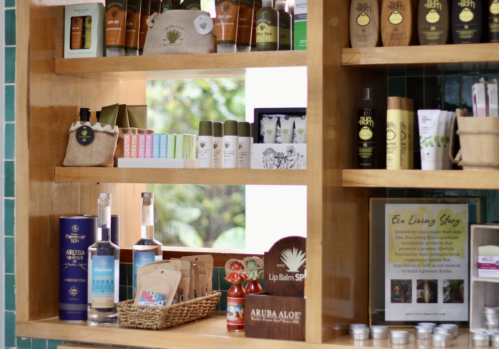 Curated local lobby shop products