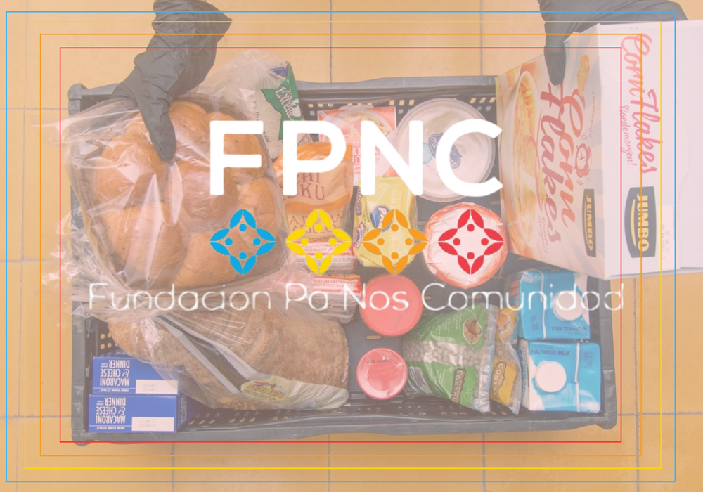 Donation crate for the local food bank