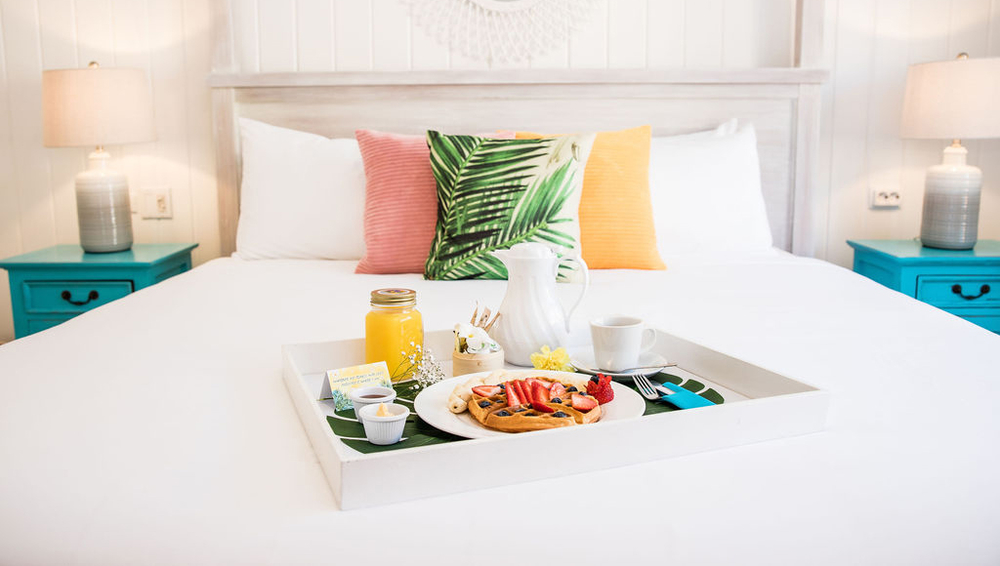 breakfast on the bed