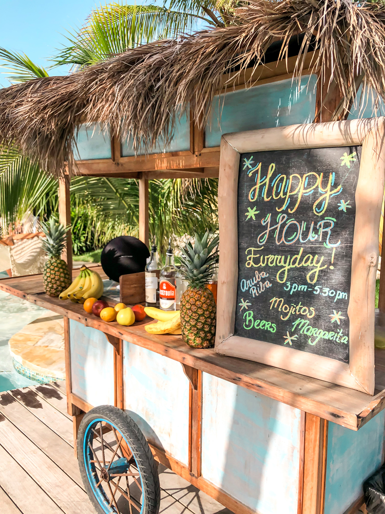 Eduardo's for Boardwalk Bar Cart - Happy Hour at the Pool