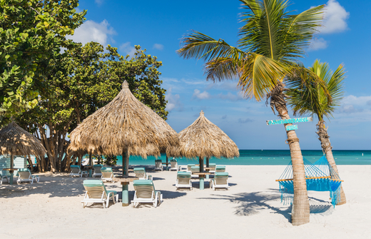 Boardwalk beach area 