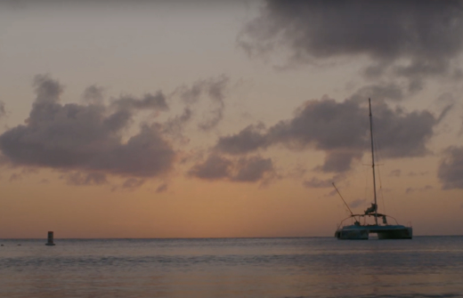 Sunset at Boardwalk Beach