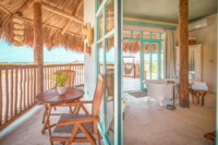 Palapa Lodge interior and exterior 