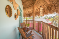 Palapa Lodge balcony 