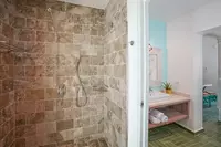 Coco Casita Deluxe bathroom (inside) shower 