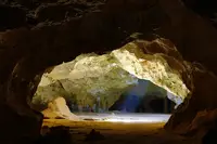 A cave in Arikok National Park