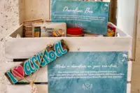 Food donation box in lobby