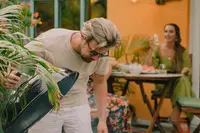 Barbeque box on private patio