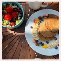 An @eduardosbeachshack brunch is always a good idea! 🥞🫖☕️☀️

#boardwalhotelkaruba #boardwalk #aruba #onehappyisland #hotel #boutiquehotel #brunch #sundaybrunch #pancakes #bananapancakes #eduardosaruba #breakfast #smoothiebowl #coffee #morningcoffee #healthyfood