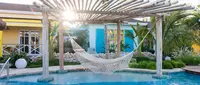 Pool with hammock